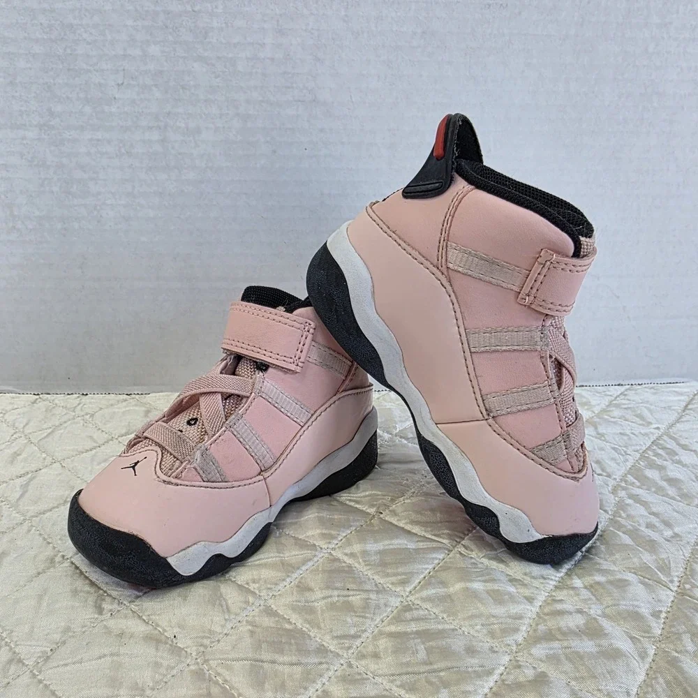Jordan 6 Rings All‎ Pink Toddler Size Us 5.5C 323-420-602